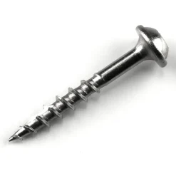 Pocket Hole Screw Coarse Square Drive 305 Stainless Steel