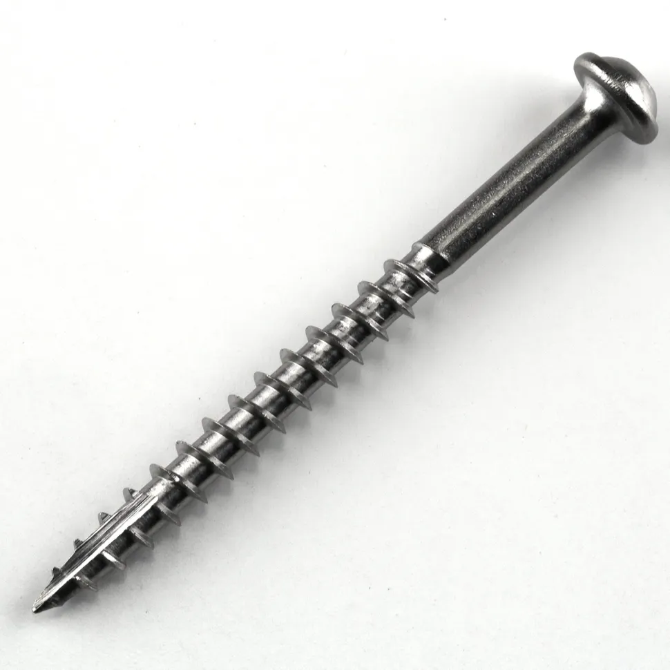 Pocket Hole Screw Coarse Square Drive 305 Stainless Steel