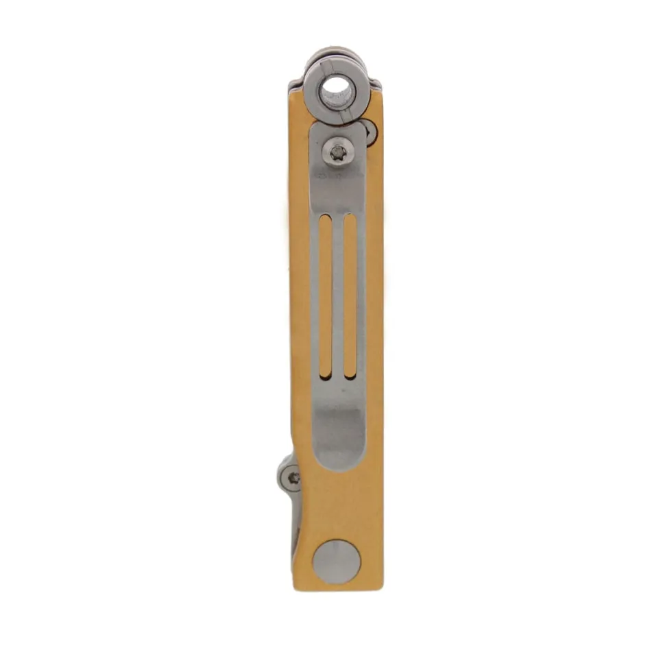 Pocket Samurai Keychain Knife Bronze
