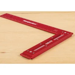 Precision Woodworking Square with Rack-It 18”