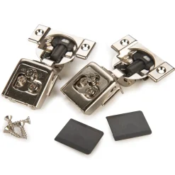 Premium Compact Clip Hinge for Face Frame Cabinets 1" Overlay 110 Degree with BLUMOTION 1 Pair