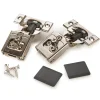 Premium Compact Clip Hinge for Face Frame Cabinets 3/4" Overlay 105 Degree with BLUMOTION 1 Pair
