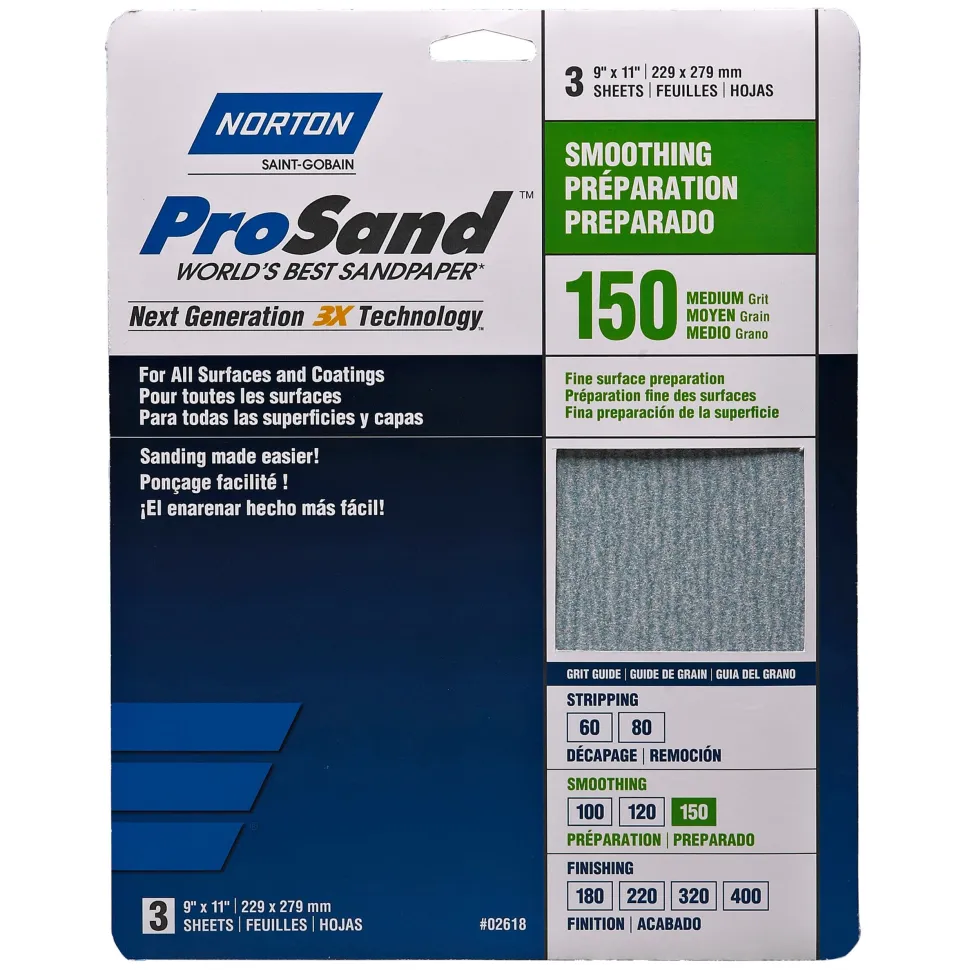 ProSand 3X Sanding Sheets 9" x 11"
