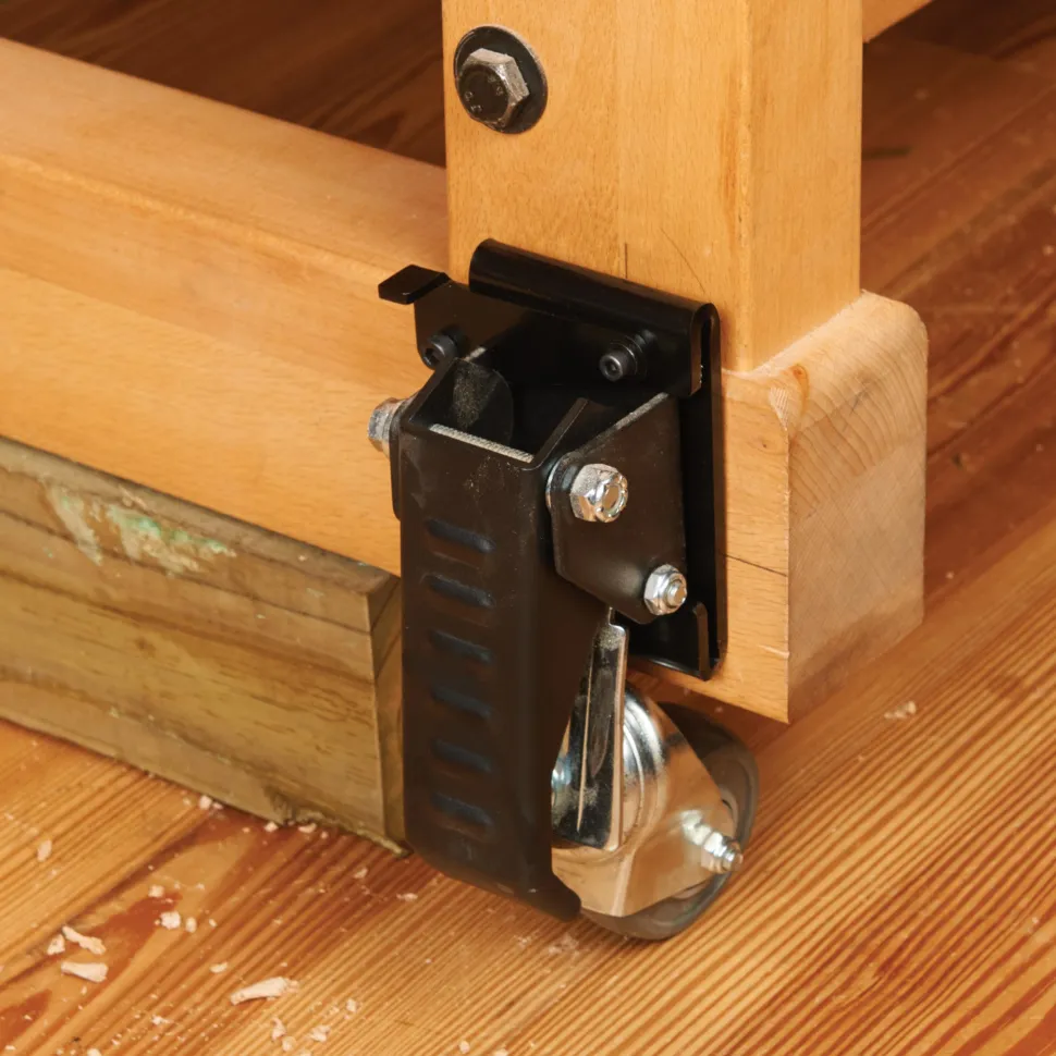 Quick Release Caster Plate 4 Pack