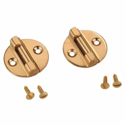 Round Stop Hinge Pair