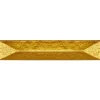 Rustic Pyramid Pull 3-3/4" Center Lux Gold