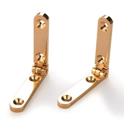 Side Rail Hinge Brass Pair