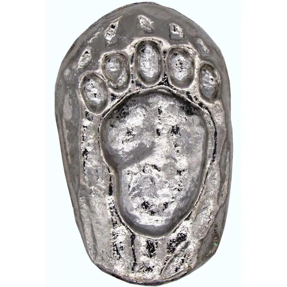 Single Bear Track Pull, Left, Nickel, Model 171N