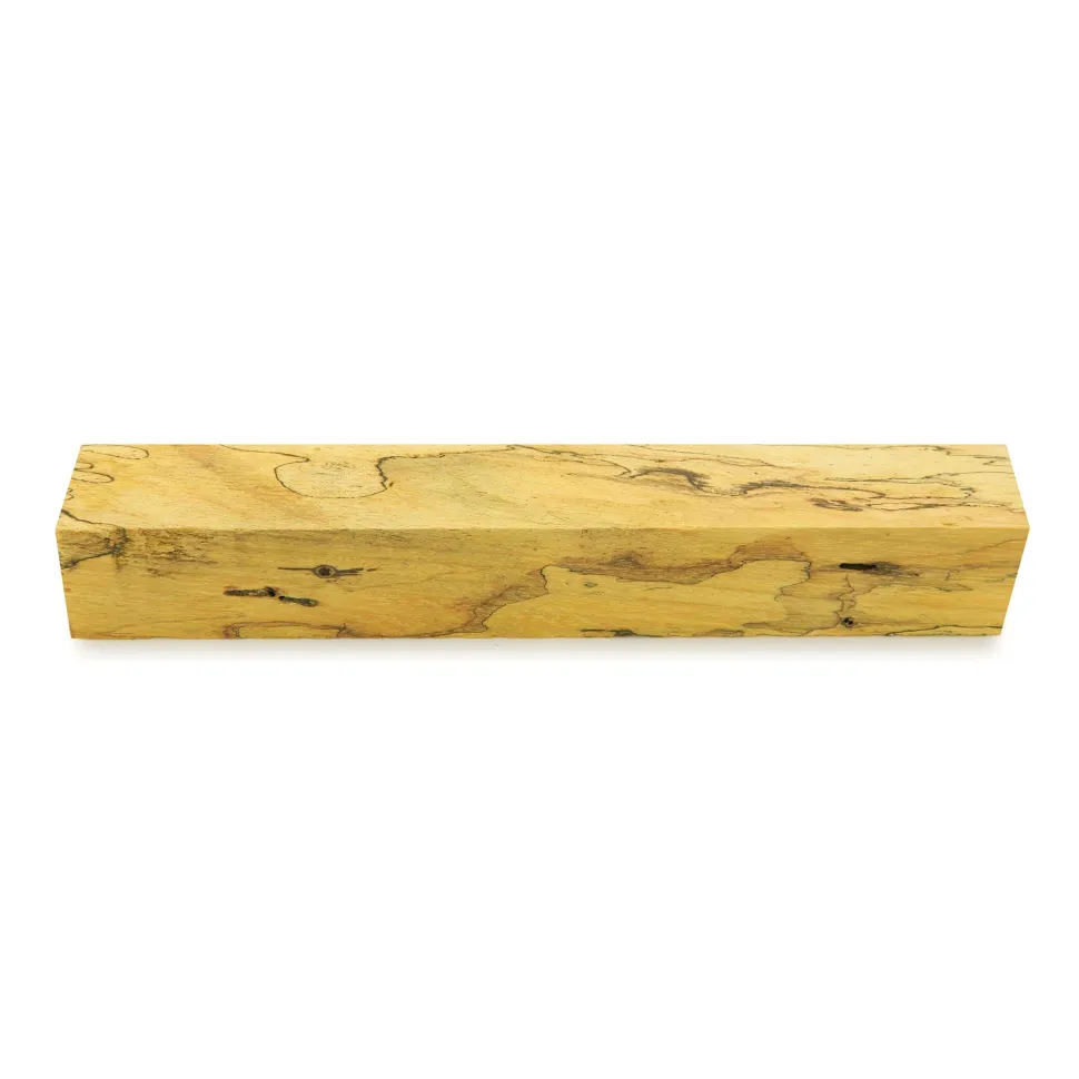 Stabilized & Dyed Spalted Tamarind Pen Blank 3/4" x 3/4" x 5"