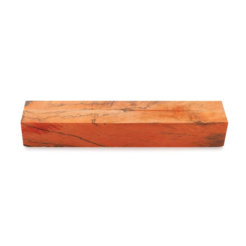Stabilized & Dyed Spalted Tamarind Pen Blank 3/4" x 3/4" x 5"