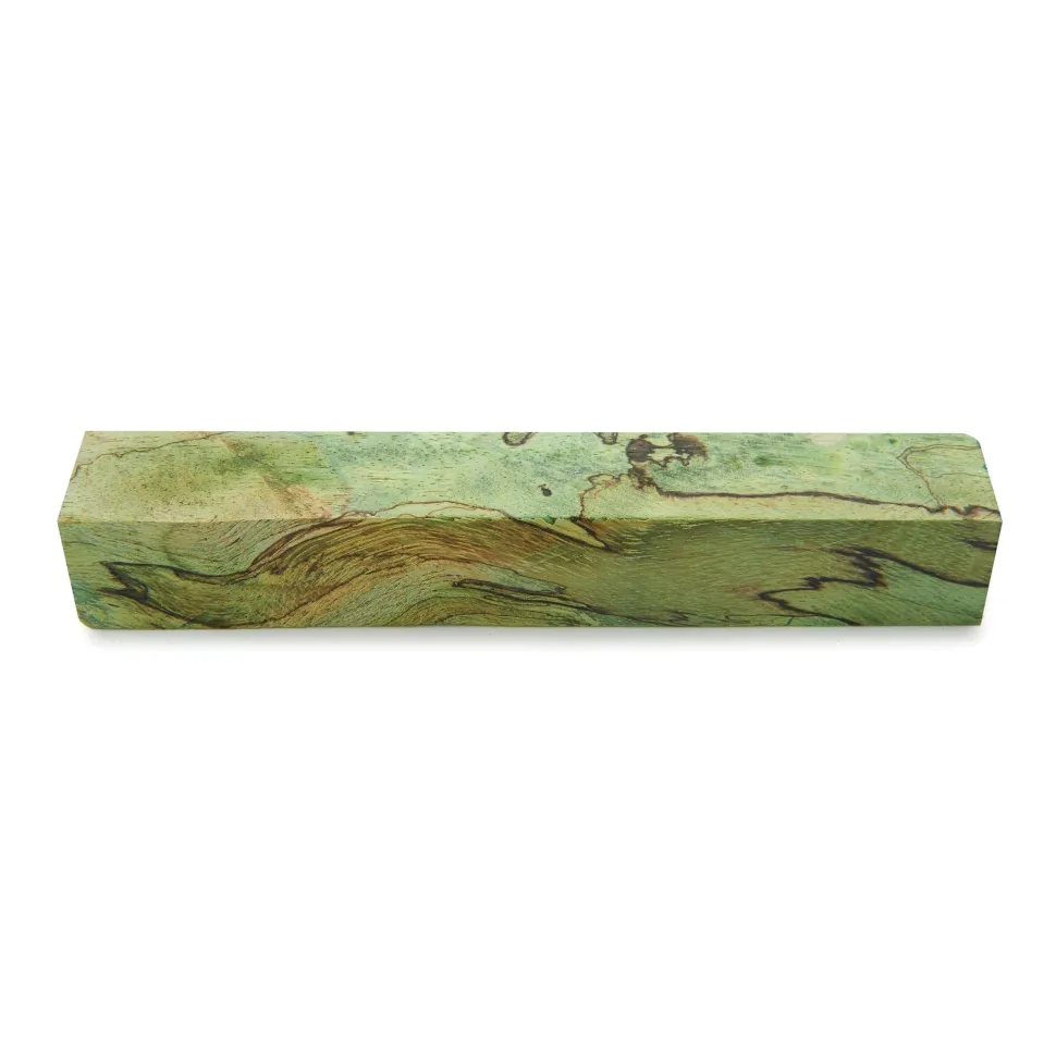Stabilized & Dyed Spalted Tamarind Pen Blank 3/4" x 3/4" x 5"