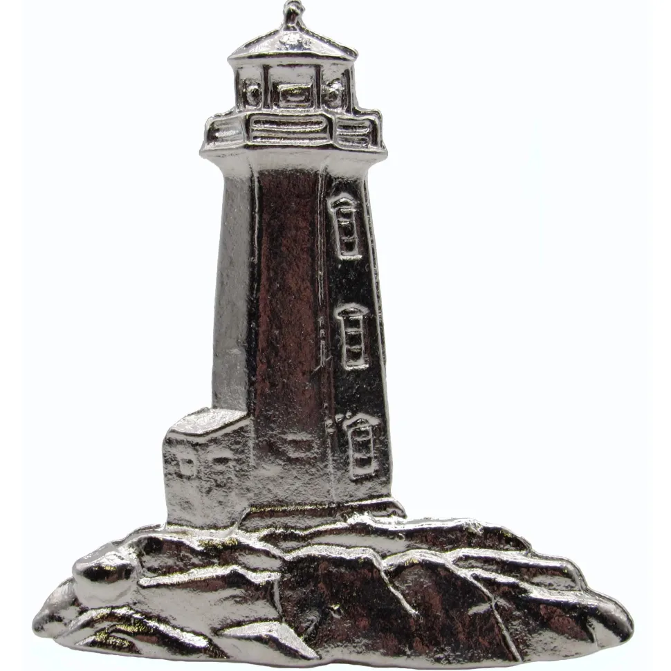 Stand Alone Lighthouse Pull, Nickel, Model 125N