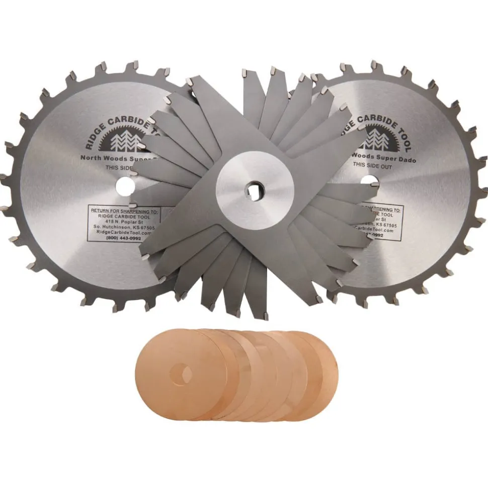 Super Stack Dado Set 8" x 5/8" Bore x 24T