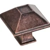 Tahoe Small Knob, 1-1/4" O.L., Distressed Oil Rubbed Bronze