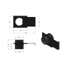 Tapered OD 4" Threaded Blast Gate 4"