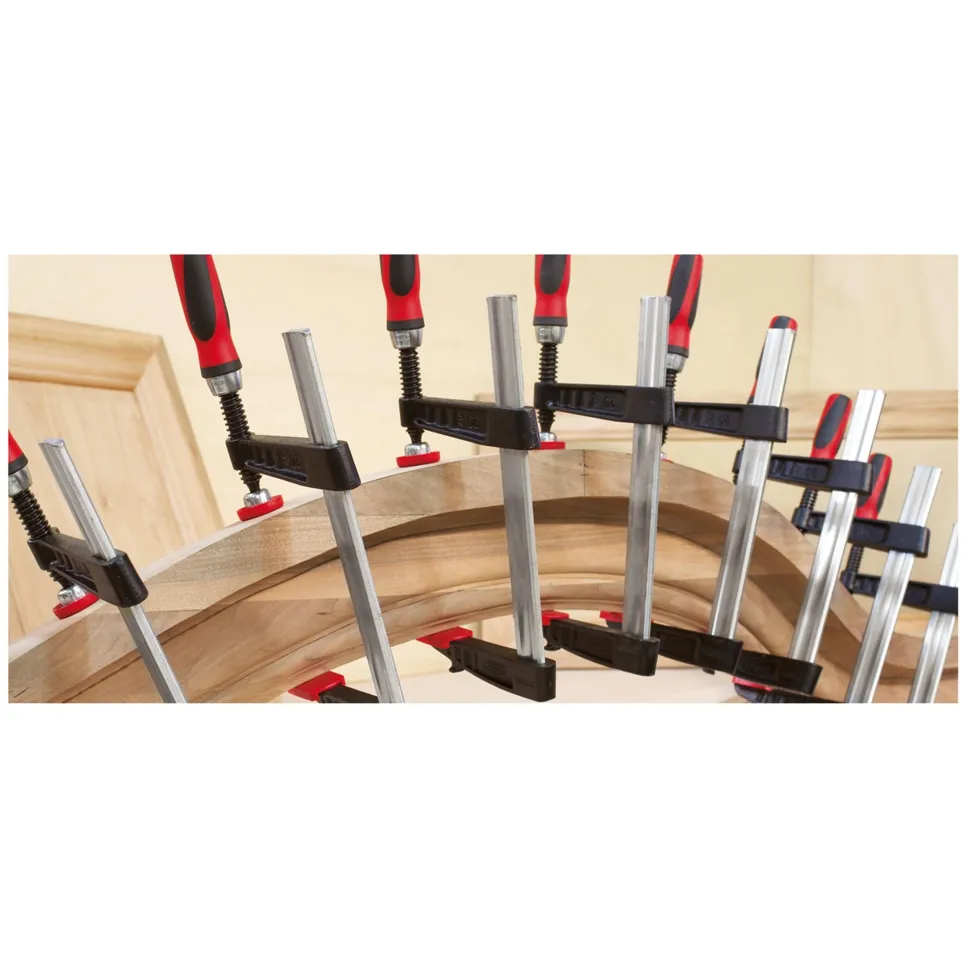 TG Series 12" Medium Duty F-Style Woodworking Bar Clamp 5-1/2" Throat