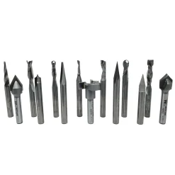 The Works CNC Deluxe Router Bit Set 14 Piece