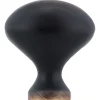 Traditional Knob, 1-3/16" x 25/32", Brushed Oil-Rubbed Bronze