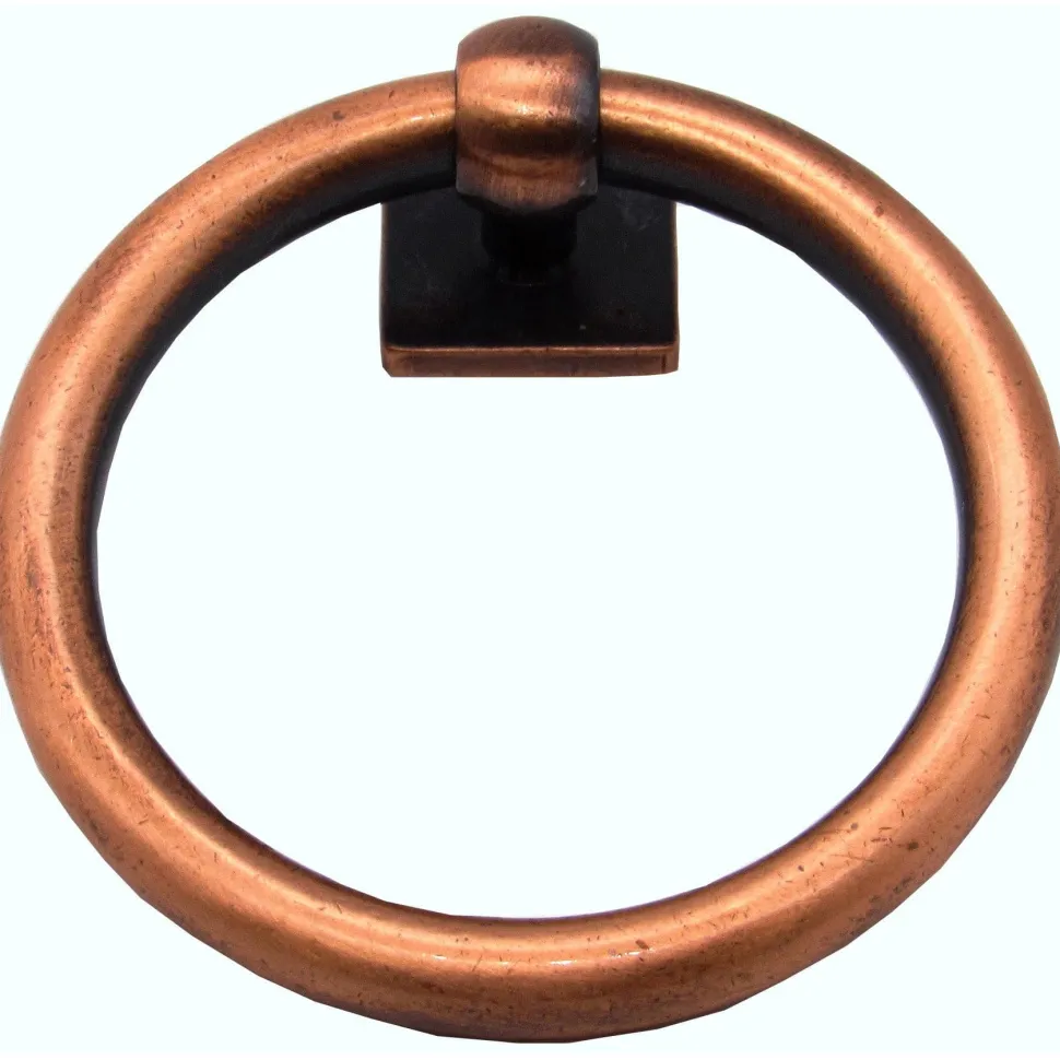 Traditional Ring Pull Satin Copper Oxide