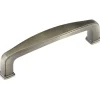 Transitional Pull, 3-3/4" Center-to-Center, Antique Nickel