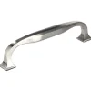 Transitional Pull, 5-1/16" Center-to-Center, Brushed Nickel