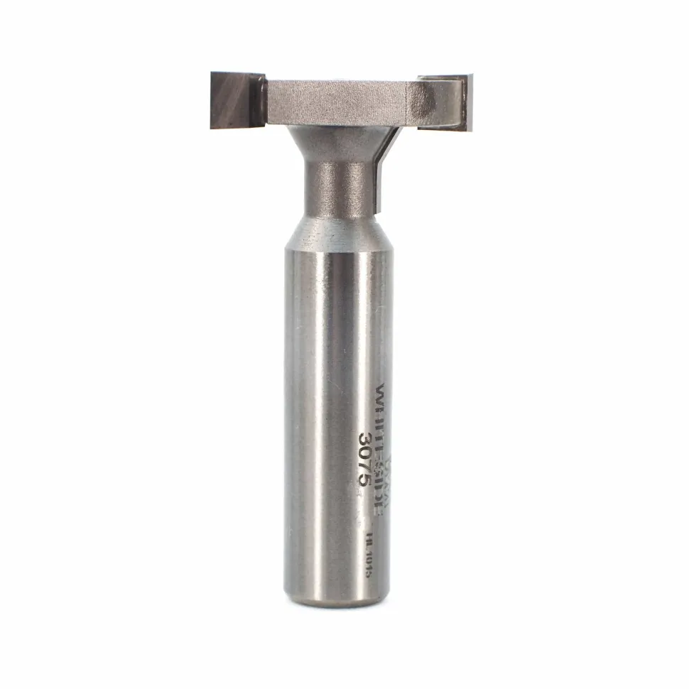 3075 T-Slot Cutter Router Bit 1-3/16" ld X 3/8" SD X 1/4" A X 3/8" B X 2-3/8" OL