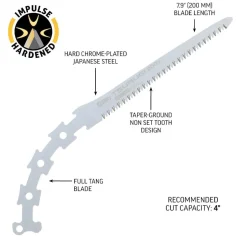 TSURUGI Replacement Blade, 200mm, Large Teeth