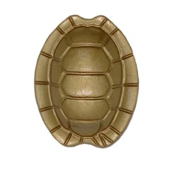 Turtle Shell Knob, Lux Gold