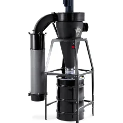 V-System 3000 55-Gallon Cyclone Dust Collector with Stand HEPA GFM 3 HP 1 Ph 230V