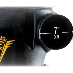 V-System 3000 55-Gallon Cyclone Dust Collector with Stand HEPA GFM 3 HP 1 Ph 230V
