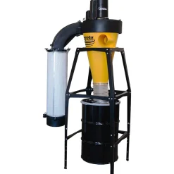 V-System 3000 with Smart Boost 55-Gallon Cyclone Dust Collector with Stand HEPA GFM 3 HP 1 Ph 230V