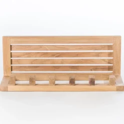 Wall Shelf with 6 Hooks