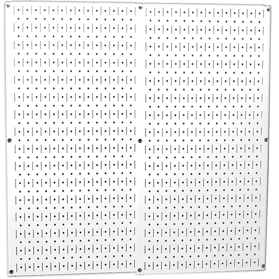 White Metal Pegboard Pack Two Pegboard Tool Boards