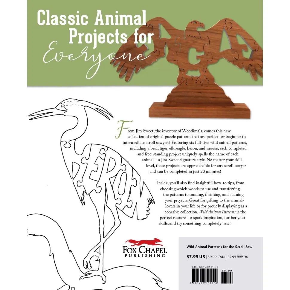 Wild Animal Patterns for Scroll Saw