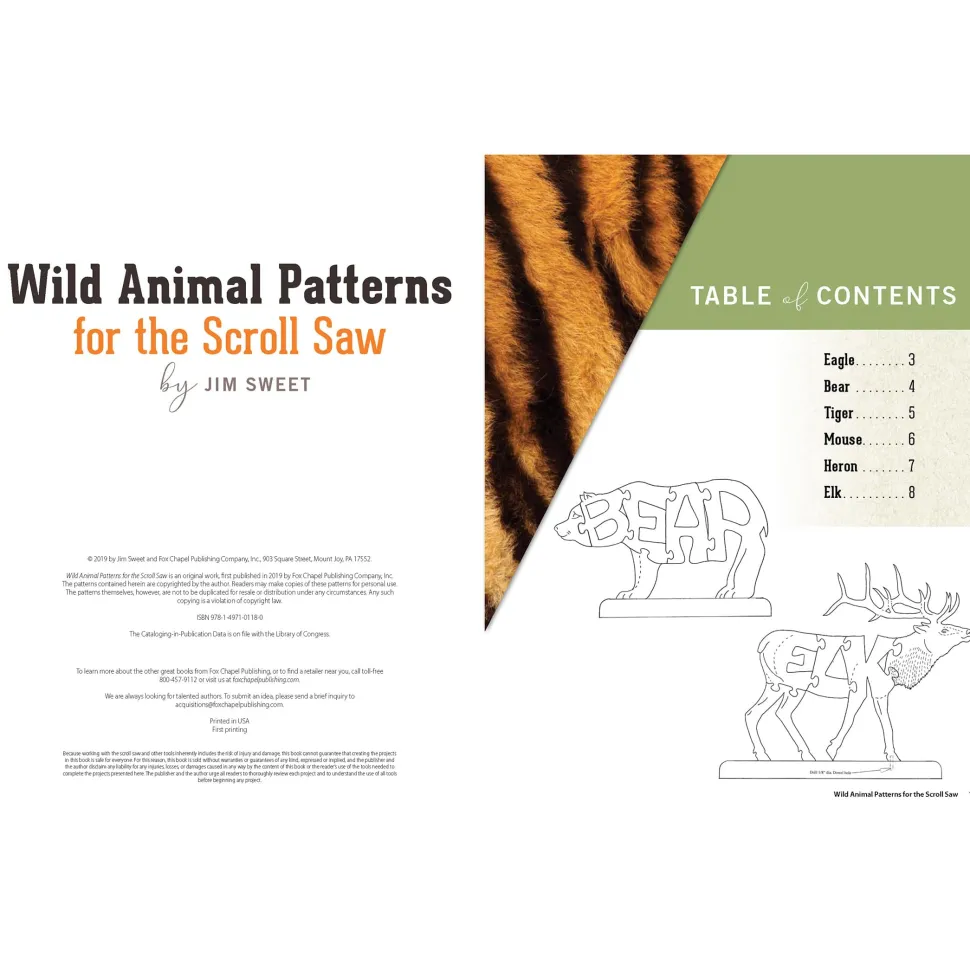 Wild Animal Patterns for Scroll Saw