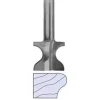 6046 Window Sill Edge/Finger Pull Router Bit 3/8" R X 1-7/16" D X 1-1/8" CL X 3-3/8" OL