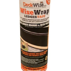 WiseWrap LEDGERTAPE, 12" x 25' Self-Adhesive Joint Barrier Tape, 1 Roll