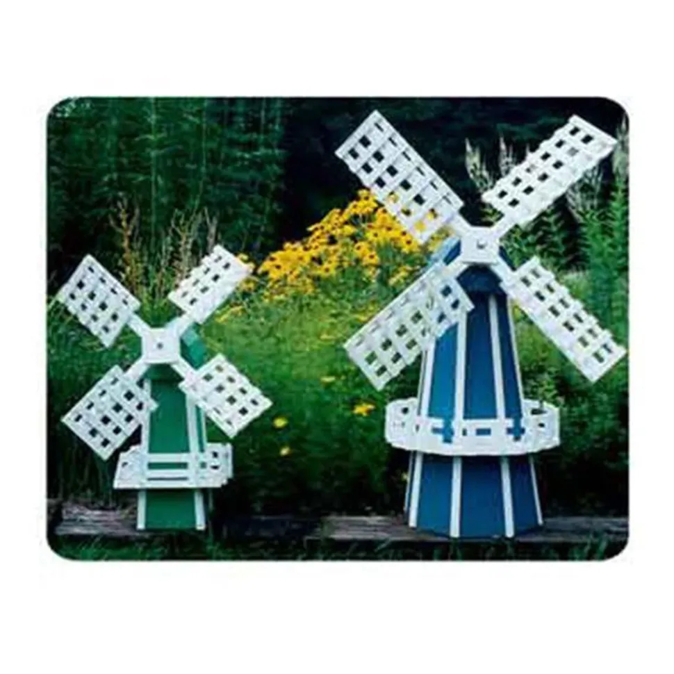 Woodworking Project Paper Plan to Build Garden Windmill 2 Pack