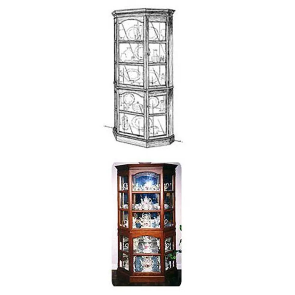 Woodworking Project Paper Plan to Build Heavy Duty Curio Cabinet