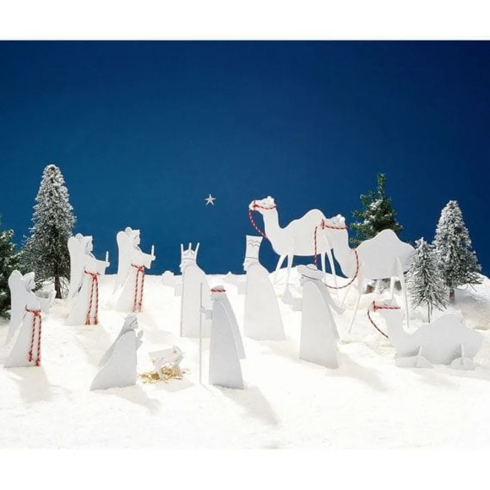 Woodworking Project Paper Plan to Build Tabletop Nativity Figures