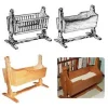 Woodworking Project Paper Plan to Build Mission American Baby Cradle