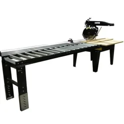 8' x 22 Extension Table with 15 Rollers