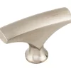Zinc Die Cast Cabinet Knob, 1-5/8" Diameter Satin Nickel